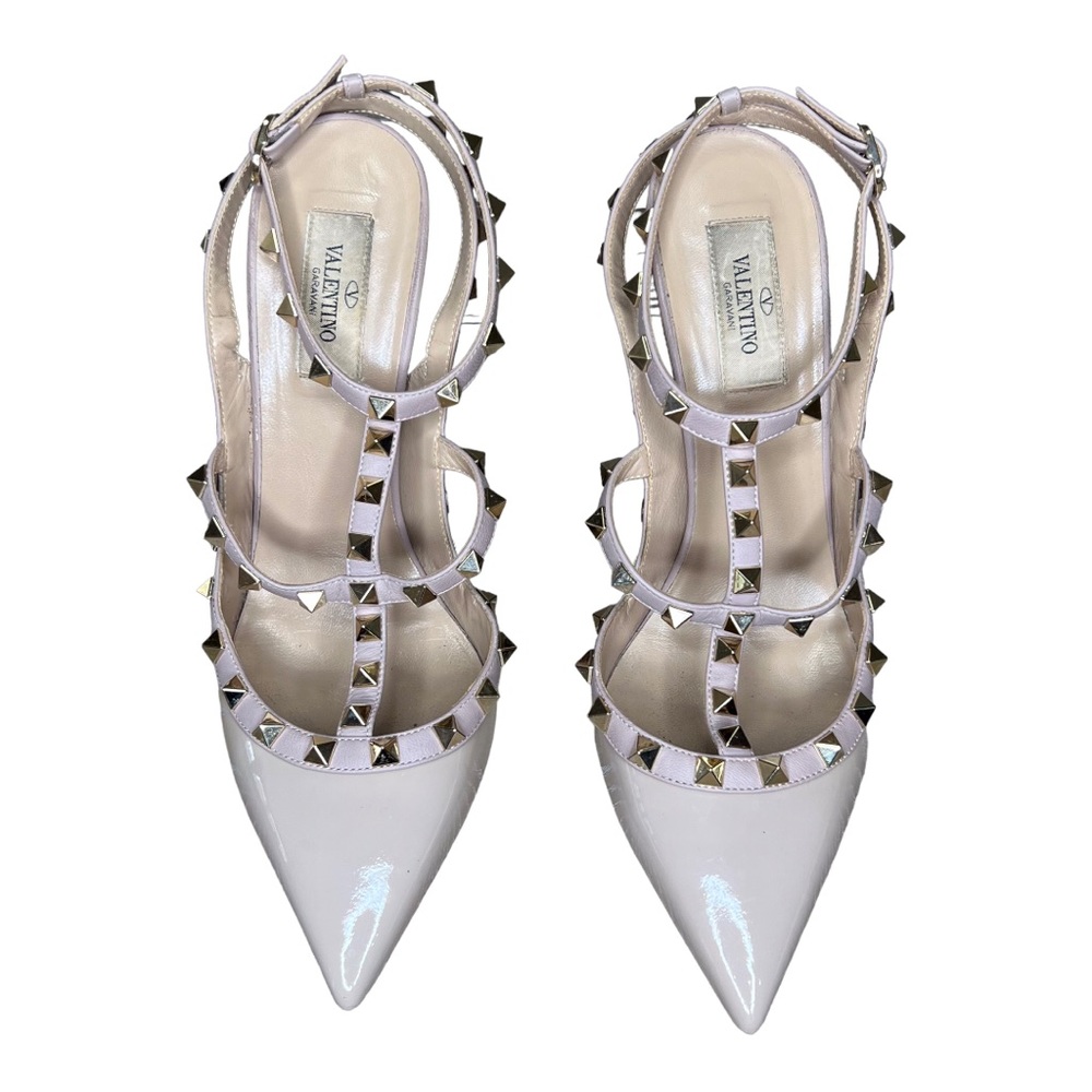 Valentino Garavani Rockstud Caged Pointed Toe Heels - Picture 2 of 13